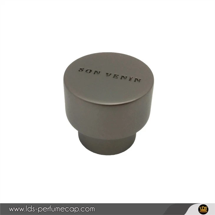 Matt Gun Black Zamac Perfume Lid Factory